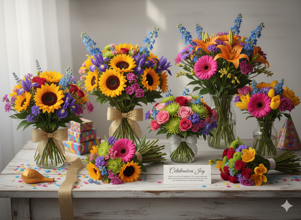 Celebration bouquets collection