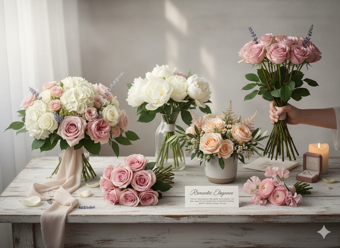Romantic bouquets collection
